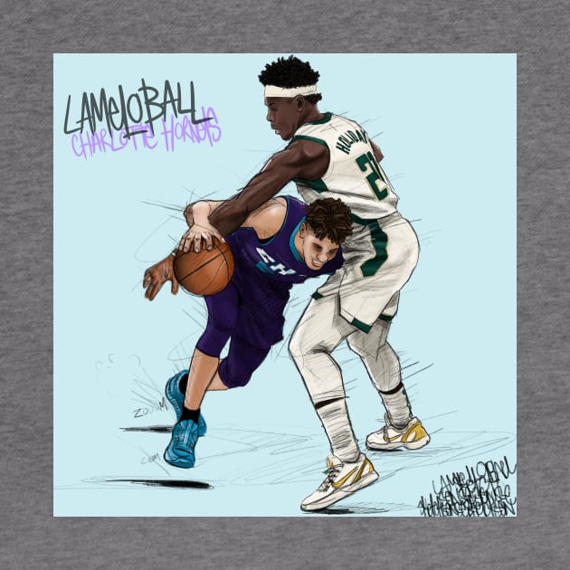 Lamelo Ball by tea rent illustrations